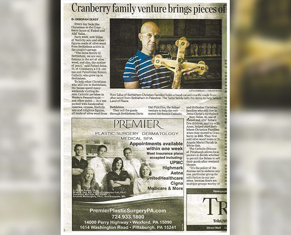 Cranberry family venture brings pieces of Bethlehem to U.S