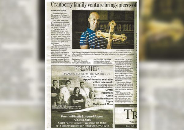Cranberry family venture brings pieces of Bethlehem to U.S