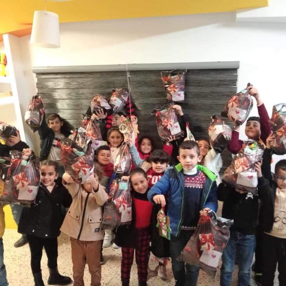 Christmas Party for the Christians families in The Holy Land 2023-2024